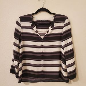 Zara Striped Basics Top